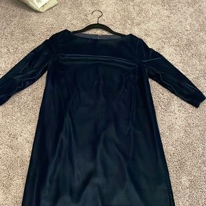 Banana Republic Blue Velvet Dress